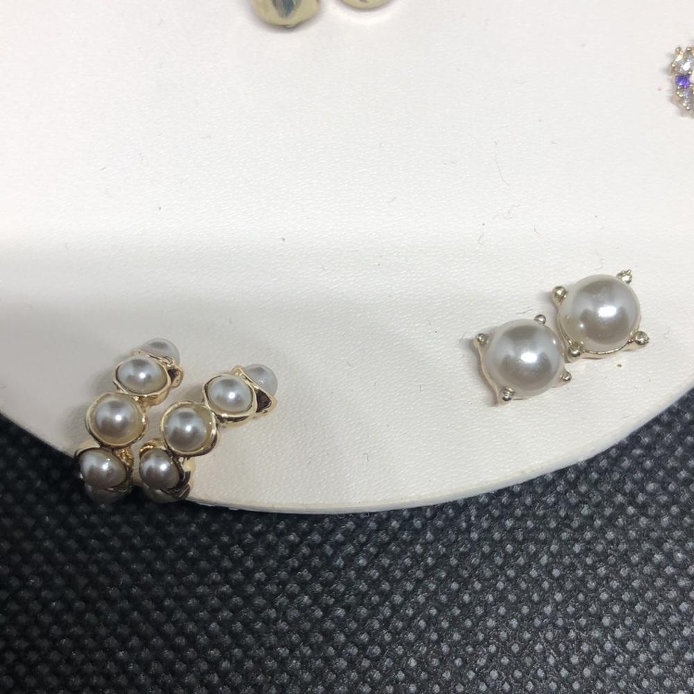 LOFT Set of Nine Earrings - Picture 2 of 7